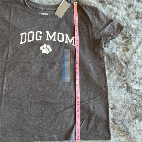 Modern Lux Dog Mom Heather Gray T Shirt - Picture 8 of 8
